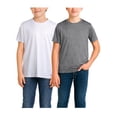 thumbnail image 1 of RBX Boys' Athletic T-Shirt - 2 Pack Active Performance Dry-Fit Sports Tee (Size: 8-16), 1 of 7