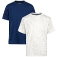 thumbnail image 1 of RBX Boys' Athletic T-Shirt - 2 Pack Active Performance Dry-Fit Sports Tee (Size: 8-16), 1 of 7