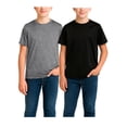 thumbnail image 1 of RBX Boys' Athletic T-Shirt - 2 Pack Active Performance Dry-Fit Sports Tee (Size: 8-16), 1 of 7