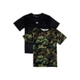 thumbnail image 1 of RBX Boys Camo Jersey Short Sleeve T-Shirts, 2-Pack, Sizes 8-16, 1 of 3