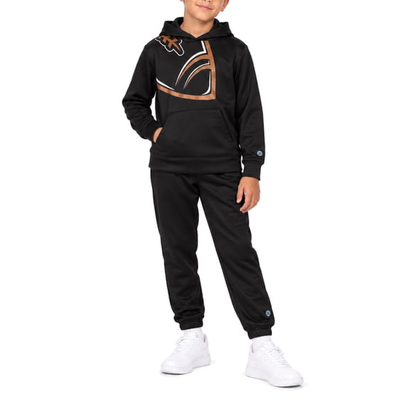 RBX Boys Jogger Set - 2 Piece Athletic Fleece Pullover Hoodie and Jogger Pants Sweat Set