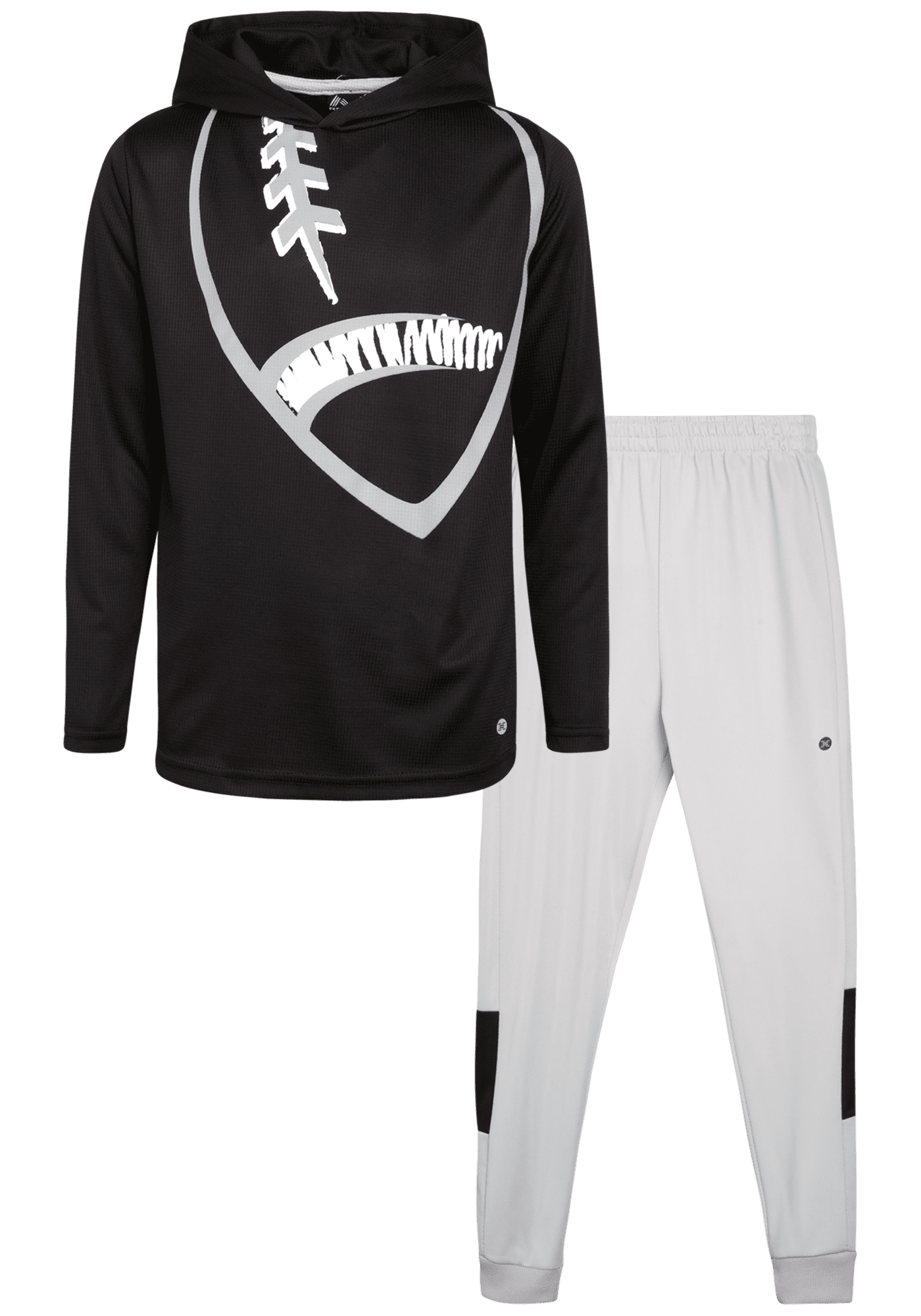 RBX Boys' Jogger Set 2Piece Thermal Sports Hoodie and Tricot Joggers