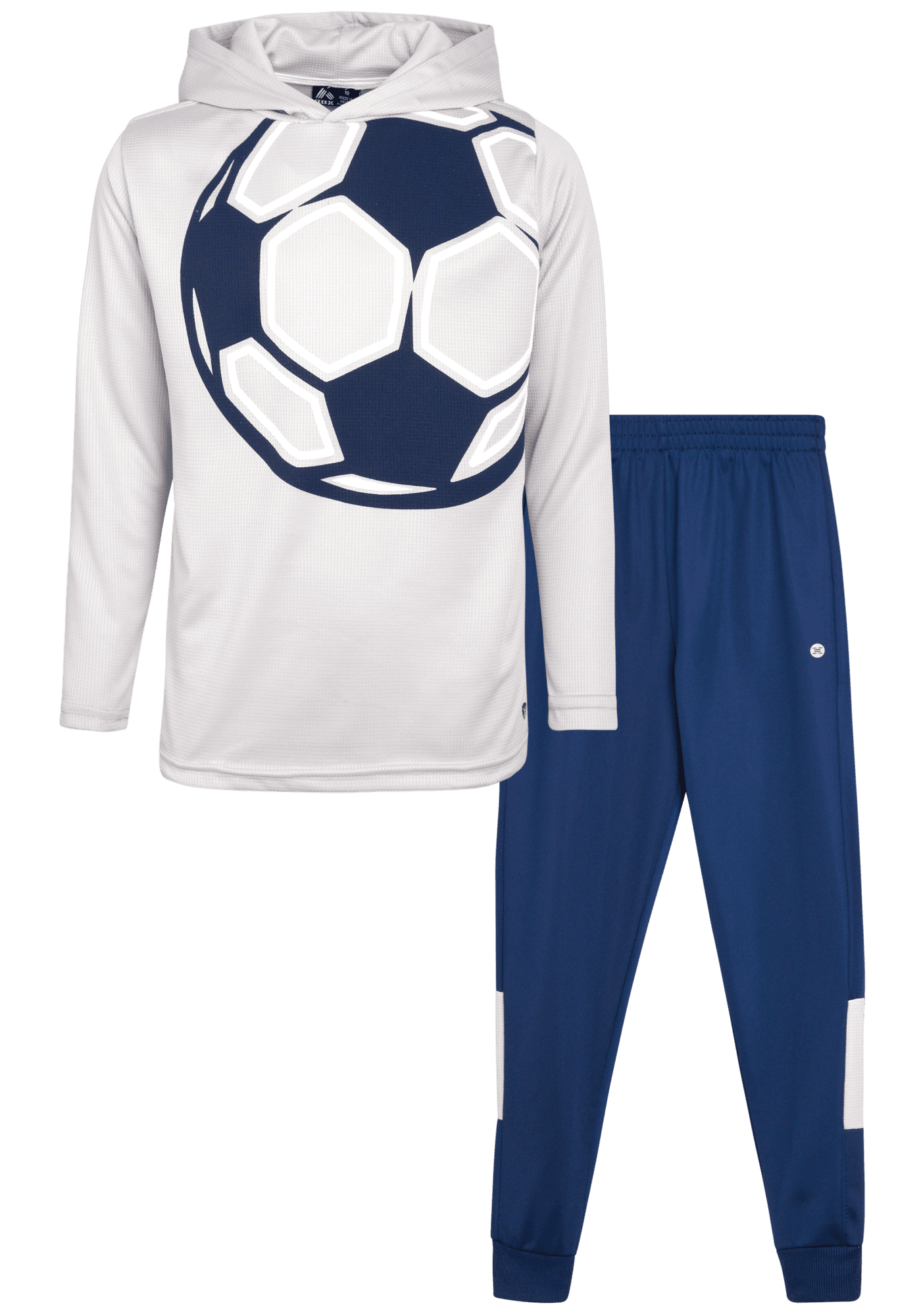 RBX Boys' Jogger Set 2Piece Thermal Sports Hoodie and Tricot Joggers