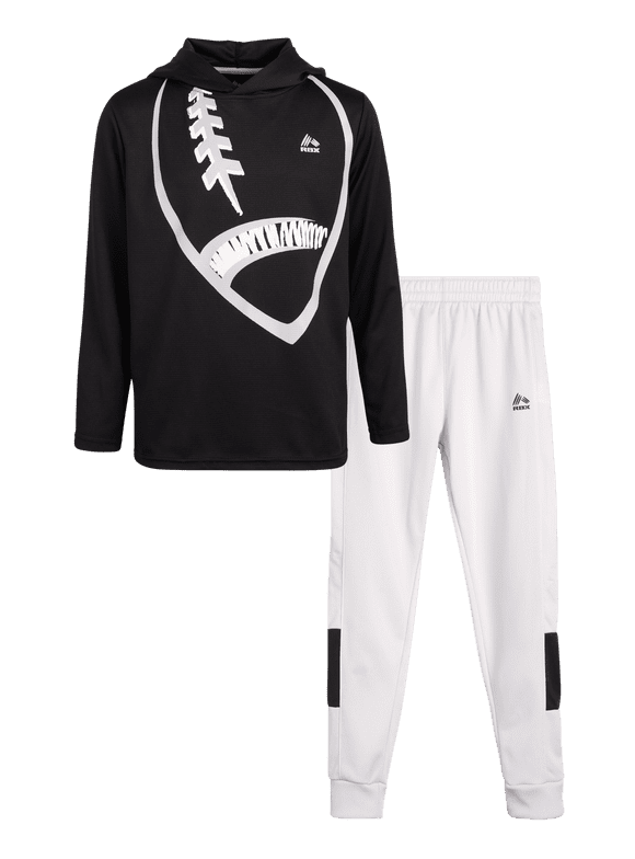 Active Boys Sweatpants Set - 2 Piece Athletic Hoodie Sweatshirt and Jogger Sweatpants (8-12)