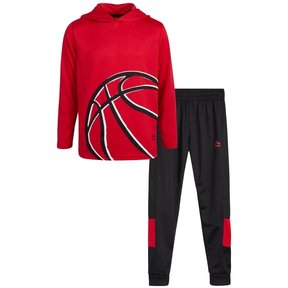 RBX Boys Jogger Set - 2 Piece Athletic Thermal Hoodie and Jogger Sweatpants for Boys (8-12)