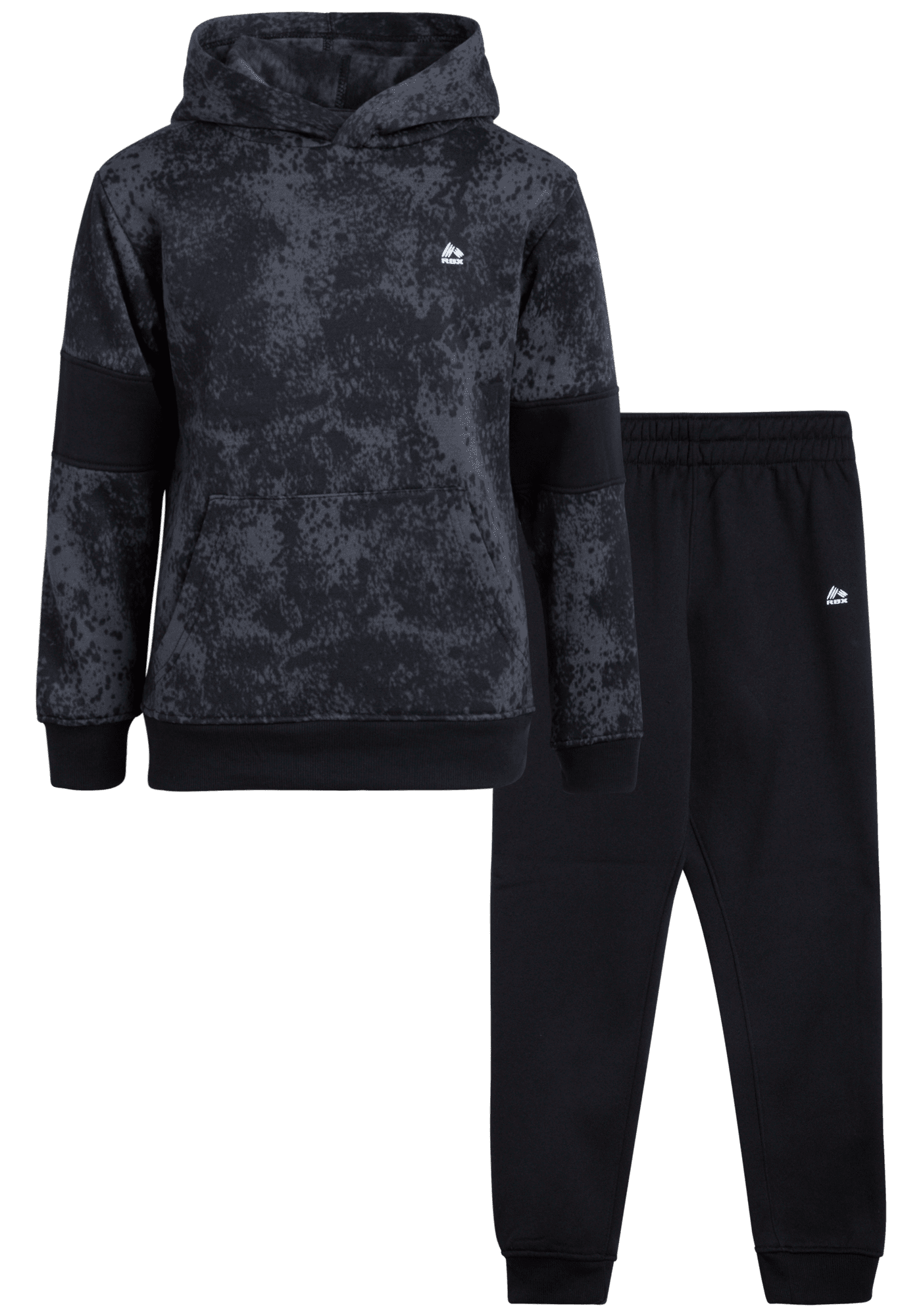 RBX Boys' Jogger Set 2Piece Thermal Sports Hoodie and Tricot Joggers