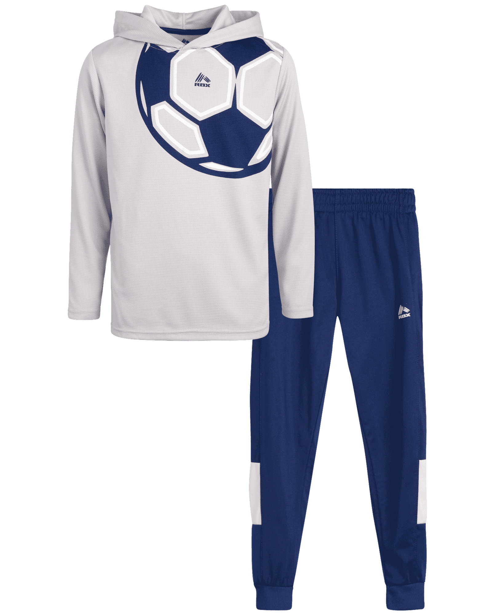RBX Active Boys Sweatpants Set - 2 Piece Athletic Hoodie Sweatshirt and Jogger Sweatpants (8-12)