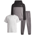 thumbnail image 1 of RBX Boys Pants Set - 3 Piece Athletic Outfit Set with Short Sleeve T-Shirt, Fleece Sweatshirt and Joggers, 1 of 7