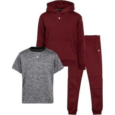 Aeropostale Boys' 2-Piece Jogger Set - Graphic T-Shirt & Fleece Sweatpants (Sizes 8-16)
