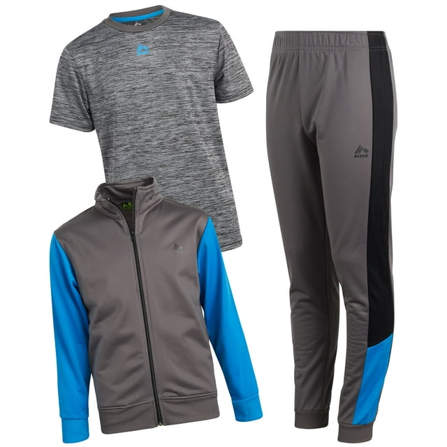 RBX Boys' Big Boys Jogging Tracksuit 3 Piece Athletic Tricot