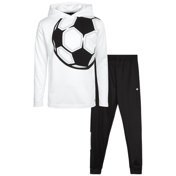 RBX Active Boys Sweatpants Set - 2 Piece Athletic Hoodie Sweatshirt and Jogger Sweatpants (8-12)