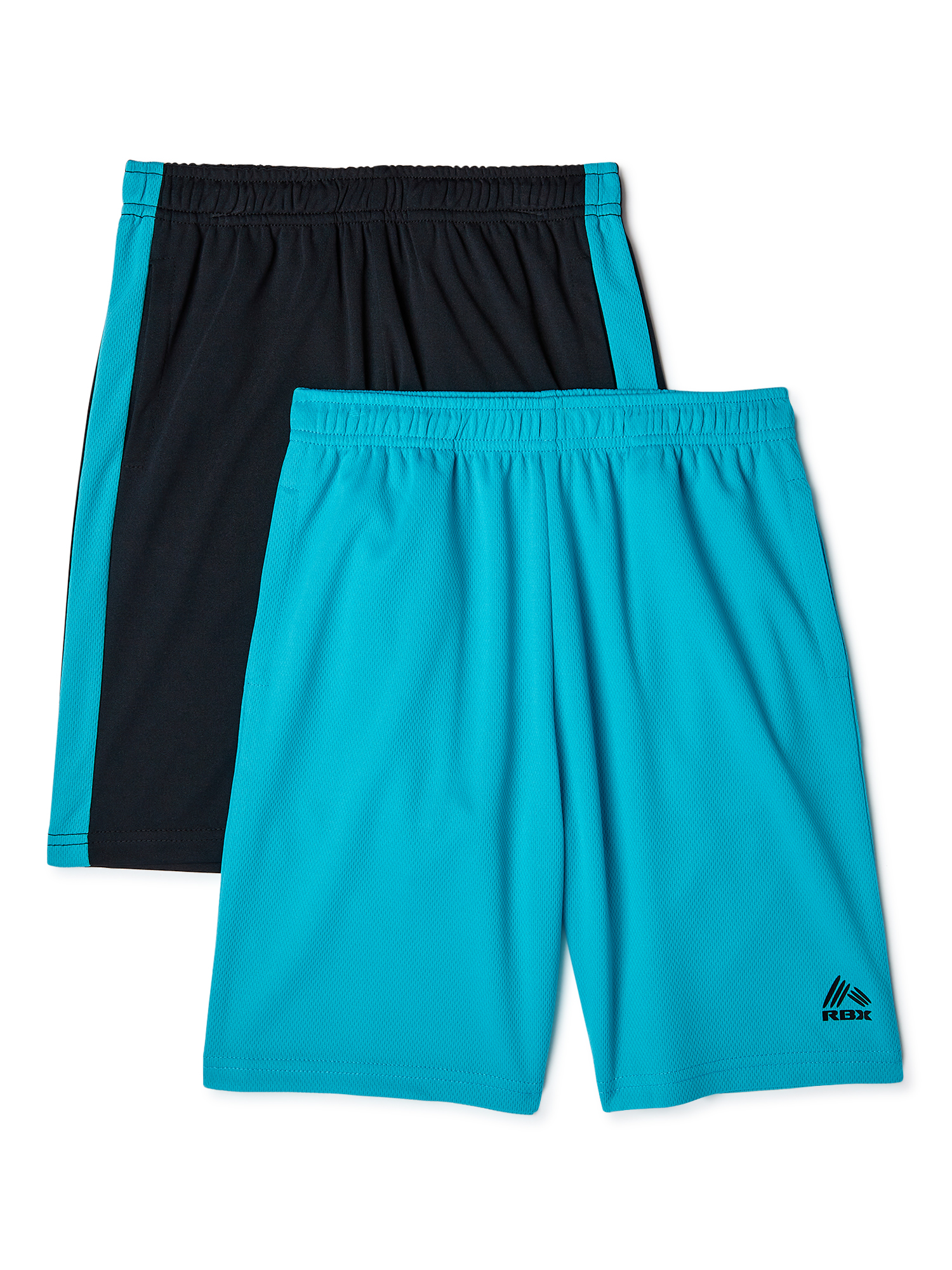 RBX Boys Neon Performance Shorts, 2-Pack, Sizes 4-18 - image 1 of 3