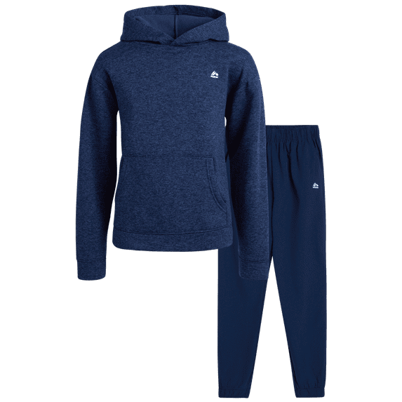 RBX Boys' Pants Set - 2 Piece Fleece Hoodie Sweatshirt and Hybrid Tech Jogger Pants - Casual Clothing Set for Boys (8-12)