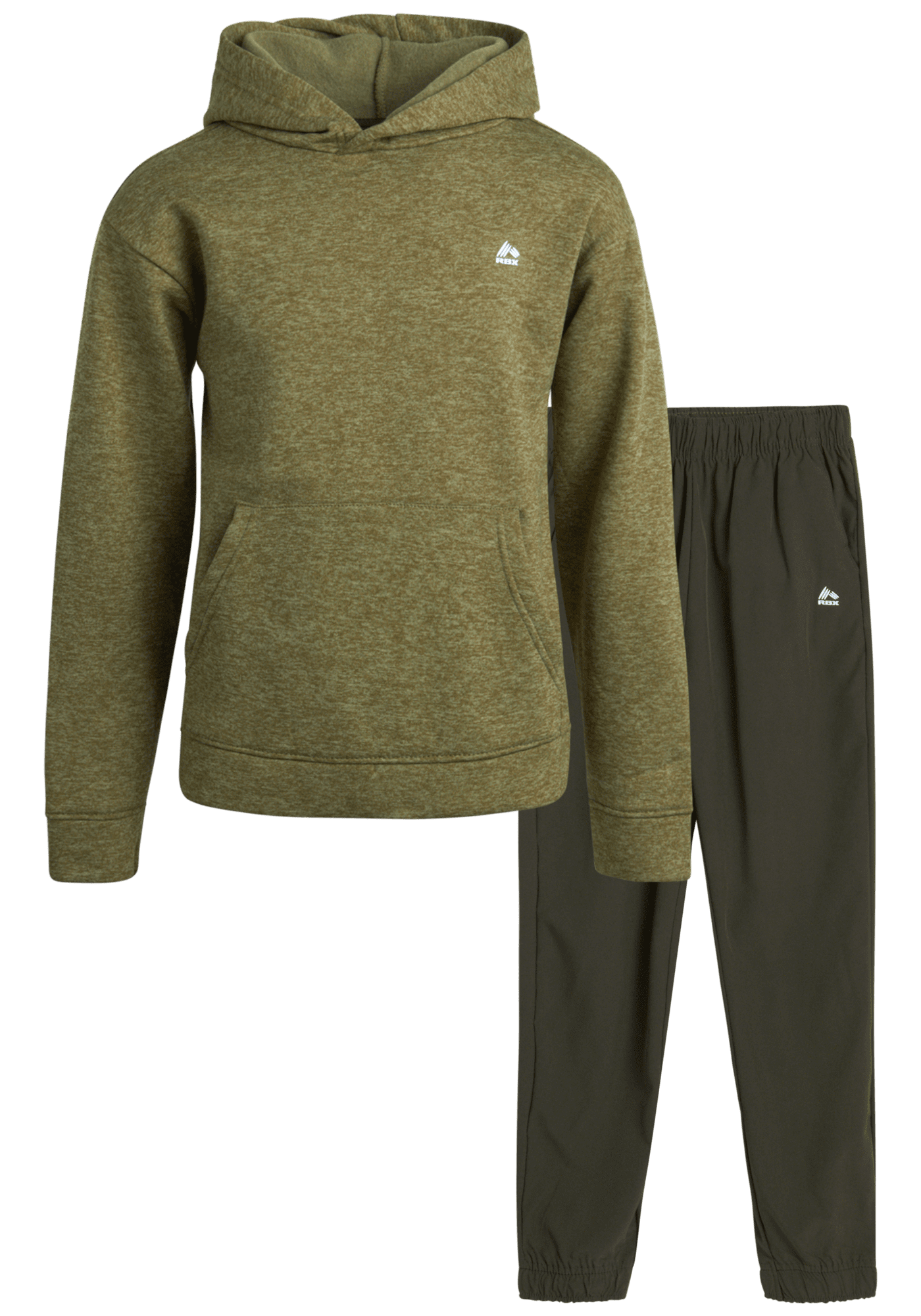 RBX Boys' Pants Set - 2 Piece Fleece Hoodie Sweatshirt and Hybrid Tech ...