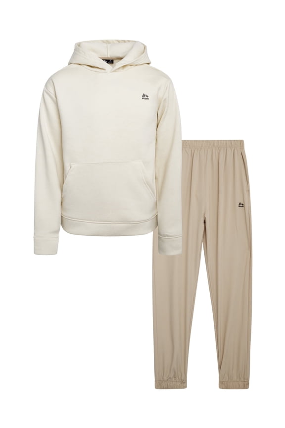 Boys Sweatpants Set - 2 Piece Soft Fleece Hoodie Sweatshirt and Boys Jogger Pants Set (8-12)