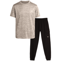 RBX Boys' Pants Set - 2 Piece T-Shirt and Cargo Jogger Pants - Casual Matching Outfit Set for Boys (4-12)