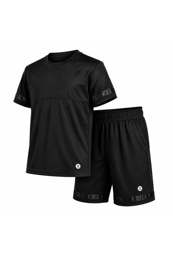 Boys Athletic Outfit Short Set Performance Shirt and Basketball Shorts for Boys 2 Piece