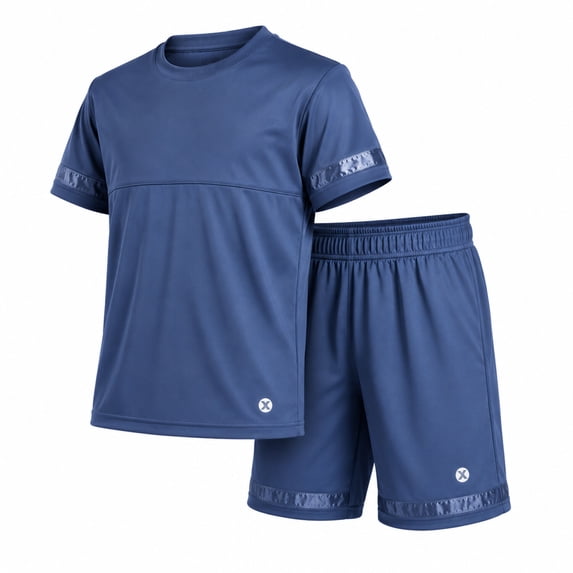 RBX Boys Athletic Outfit Short Set Performance Shirt and Basketball Shorts for Boys 2 Piece
