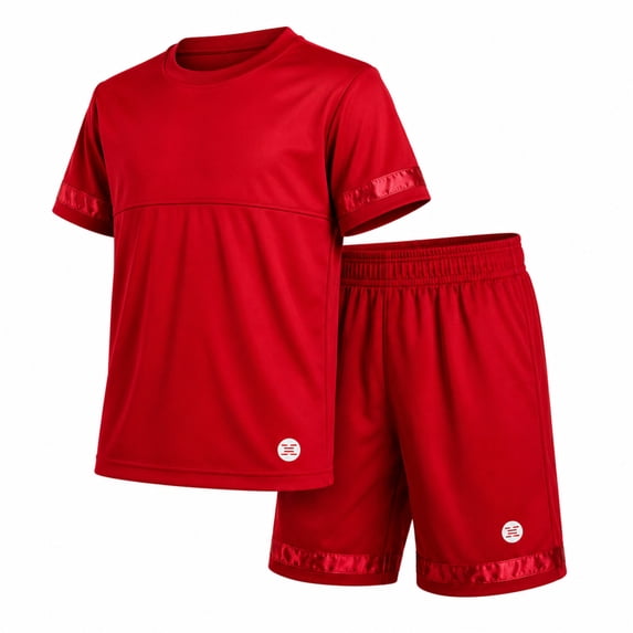 RBX Boys Athletic Outfit Short Set Performance Shirt and Basketball Shorts for Boys 2 Piece