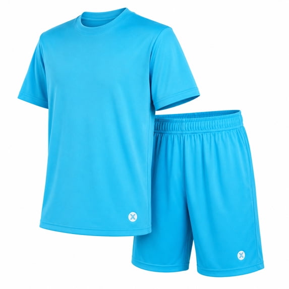 RBX Boys Athletic Outfit Short Set Performance Shirt and Basketball Shorts for Boys 2 Piece