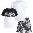thumbnail image 1 of RBX Boys Active Shorts Set - 3 Piece Boys Athletic Shirts and Active Basketball Shorts (4-12), 1 of 7