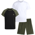thumbnail image 1 of RBX Boys Active Shorts Set - 3 Piece Boys Athletic Shirts and Active Basketball Shorts (4-12), 1 of 7