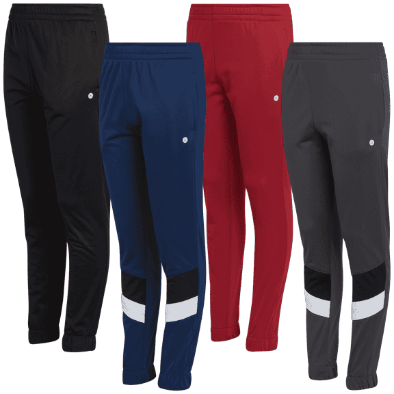 RBX Boys Sweat Pants - 4 Pack Tricot Joggers for Boys - Soft Athletic Pants for Kids (Sizes: 4-20)
