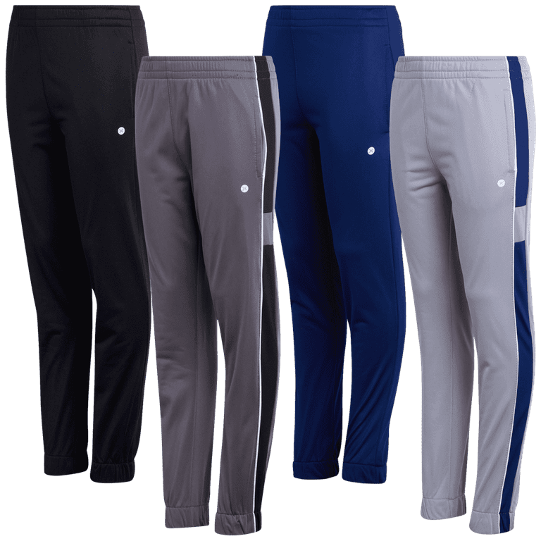 RBX Boys Sweat Pants - 4 Pack Tricot Joggers for Boys - Soft