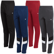 RBX Boys' Sweatpants - 4 Pack Active Tricot Joggers for Boys - Cozy Athletic Boys Jogger Pants (4-20)