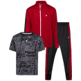 thumbnail image 1 of RBX Boys Sweatpants Set - 3 Piece Tricot Joggers T Shirt and Kids Sweatshirts Athletic Sets (8-12), 1 of 7