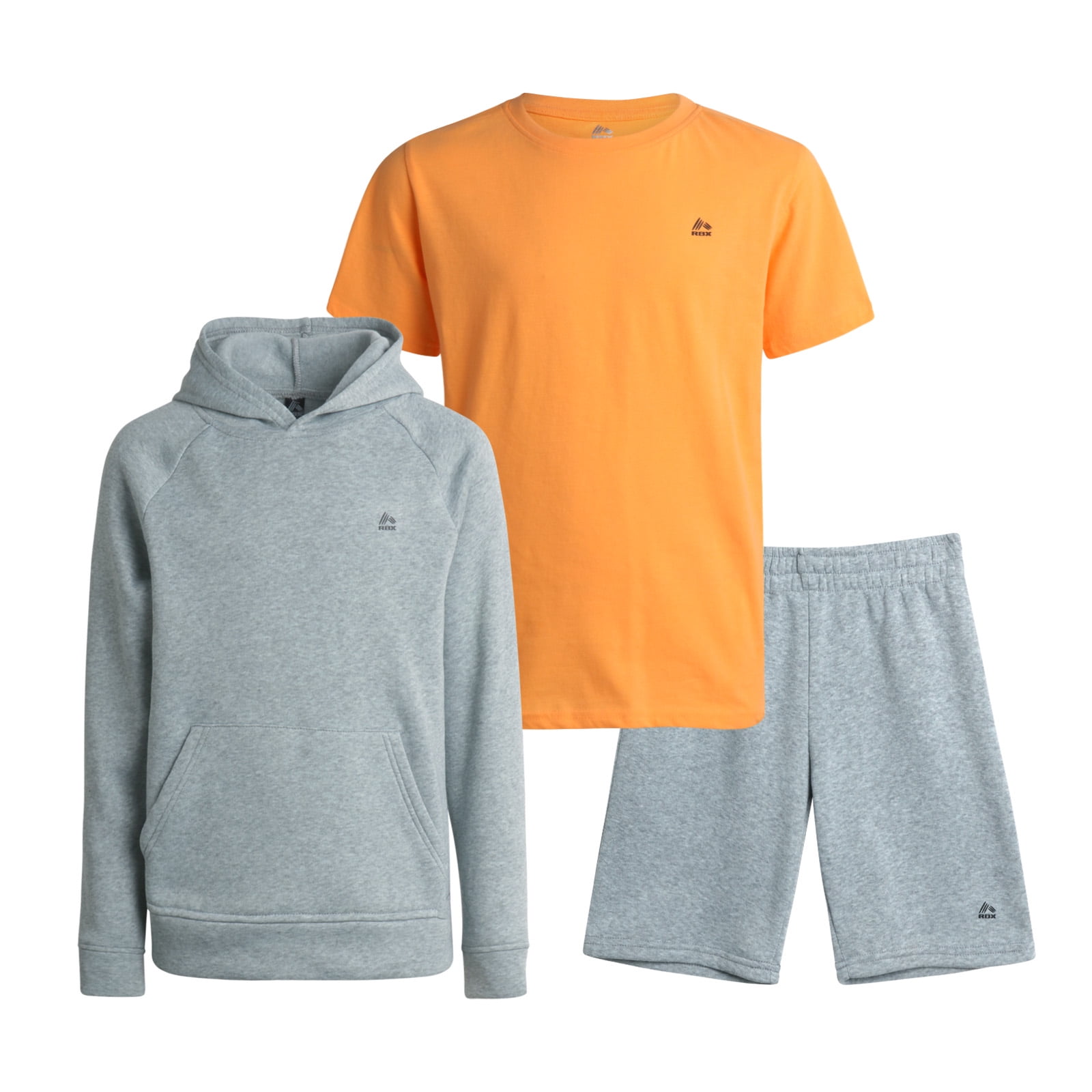 RBX Active Men's Fleece Hoodie - Breathable Cotton Blend Pullover With Pocket For Gym & Casual Wear - View #3