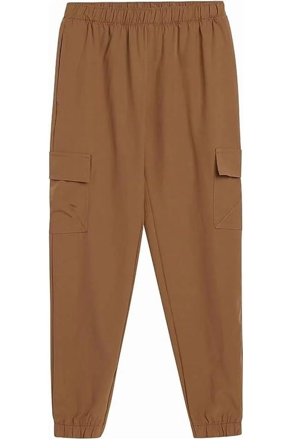 Boys Pants - Quick Dry Stretch Woven Boys Joggers Sweatpants Athletic Pants for Kids (Sizes: 8-16)