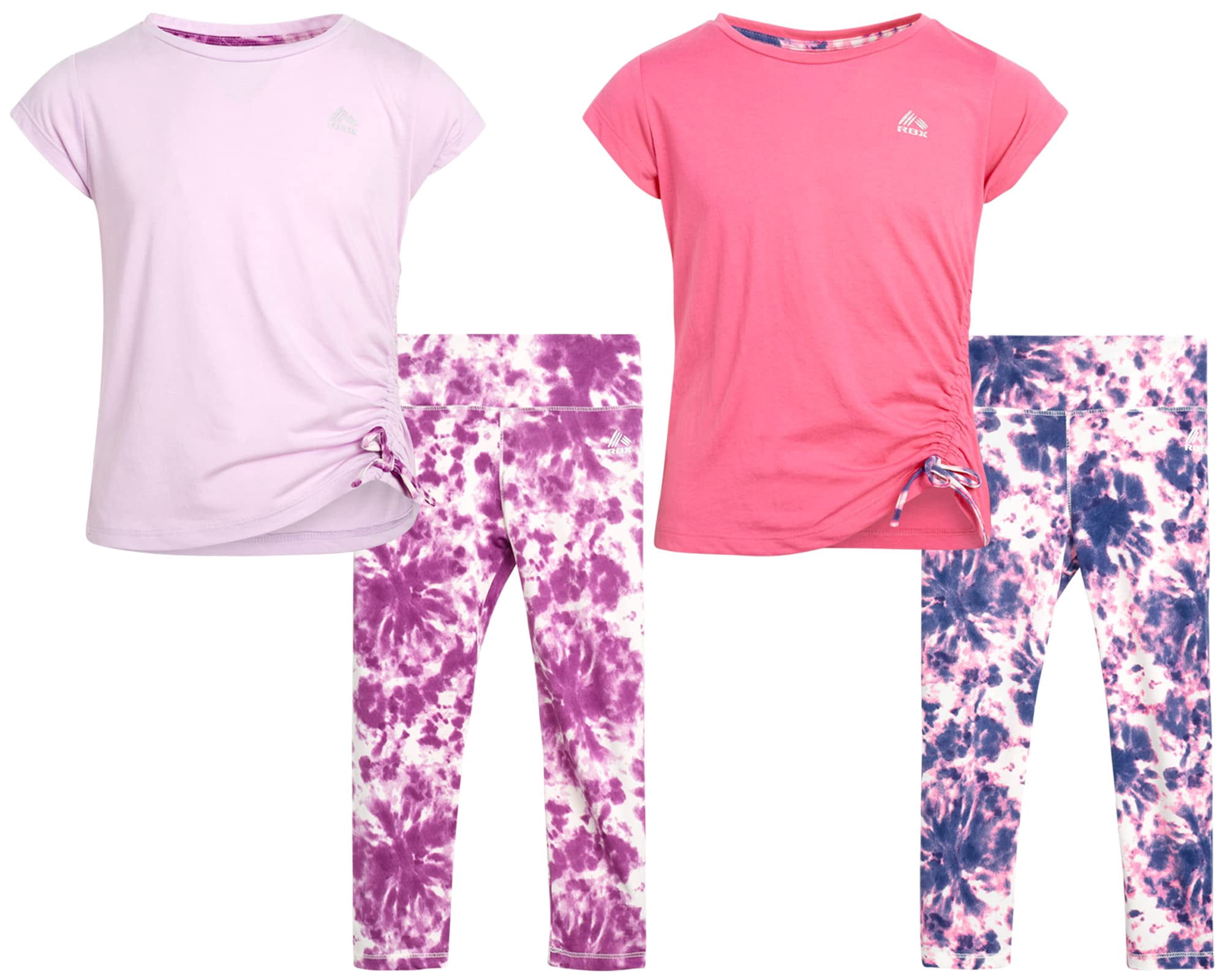 Conjunto Deportivo Niña RBX Girls' 4-Pack Active Set Short