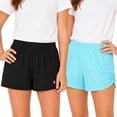 thumbnail image 1 of RBX Girls Dolphin Athletic Shorts Breathable Mesh Gym Girls Activewear for Kids 2 Pack, 1 of 7