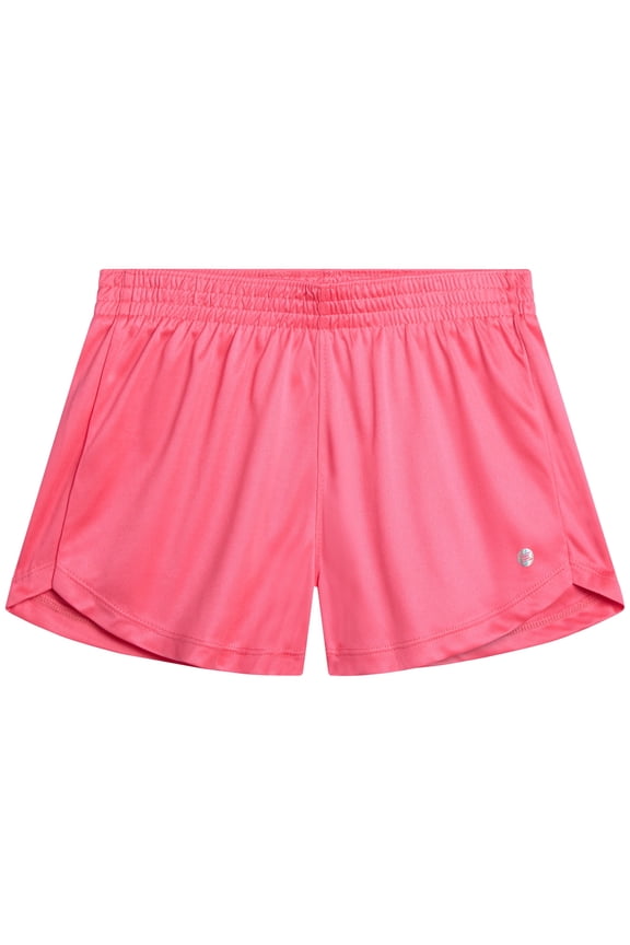 Girls Athletic Shorts - Active Performance Mesh Jersey Gym Shorts Activewear for Outdoor Play
