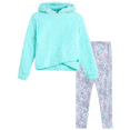 thumbnail image 1 of RBX Girls' Legging Set - 3 Piece Hoodie Sweatshirt, T-Shirt, and Leggings (Size: 7-16), 1 of 7