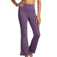 thumbnail image 1 of RBX Girls Leggings Wide Leg Flare Athletic Yoga Workout Ballet Girls Bell Bottom Leggings (7-16), 1 of 7