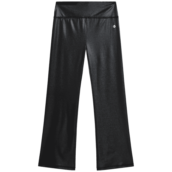 RBX Girls Leggings Wide Leg Flare Athletic Yoga Workout Ballet Girls Bell Bottom Leggings (7-16)