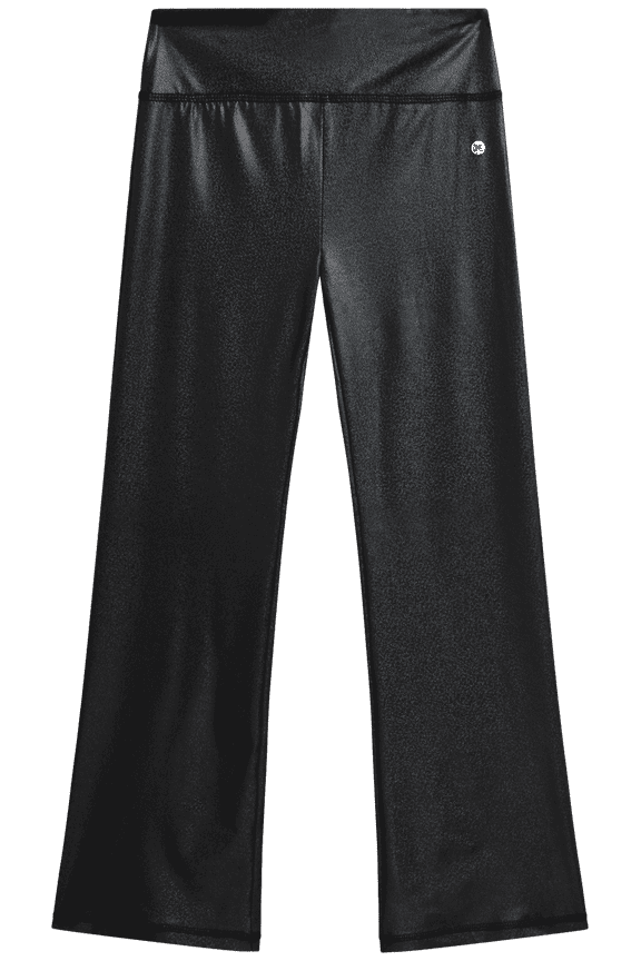 Girls Leggings Wide Leg Flare Athletic Yoga Workout Ballet Girls Bell Bottom Leggings (7-16)