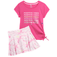 thumbnail image 1 of RBX Girls' Skort Set - 2 Piece Short Sleeve Performance T-Shirt and Scooter Skirt (4-12), 1 of 7