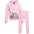thumbnail image 1 of RBX Girls Sweatpants Set - 2 Piece Fleece Zip Up Girls Sweatshirt and Jogger Set (7-12), 1 of 7