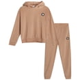 thumbnail image 1 of RBX Girls Sweatsuit Velour Tracksuit Pullover Kids Hoodie Sweatshirt & Jogger Sweatpants 2 Piece Set, 1 of 7
