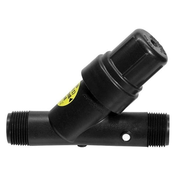 RBY Filter - 1" Pressure Regulating Drip Irrigation Filter, 40 PSI, 200 Mesh Screen - Compact Design for Low-Volume Systems