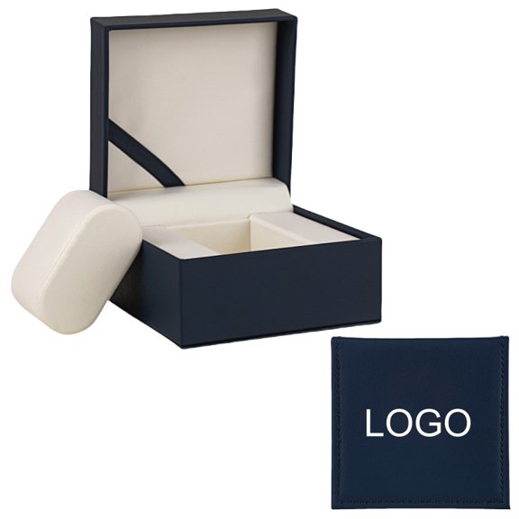 RBYENOU Exquisite Matte PU Leather Personalized Watch Box with Free Logo Printing Durable Single Slot Watch Storage Case for Men and Women