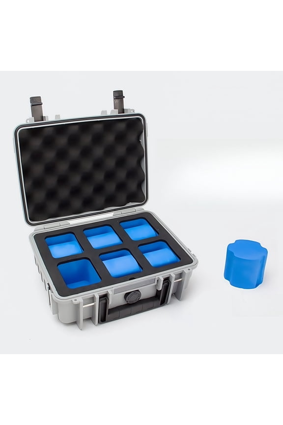 PP Watch Case 6 Pieces Special Storage Portable Safety Protection Box Waterproof and Moisture-proof Box Personalized, Free Printing Logo, Suitable for Business, Gift Giving, Travel
