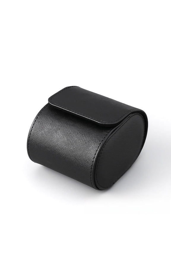 Watch Storage Box Portable Watch Case Black PU Three-position Watch Box Dustproof and Drop-proof Mechanical Watch Box Travel Watch Bag Spot Can Be Customized for Business, Gift