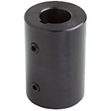 RC-062-KW Solid Rigid Coupling 5/8" ID with 3/16" Keyway Black Oxide Finish