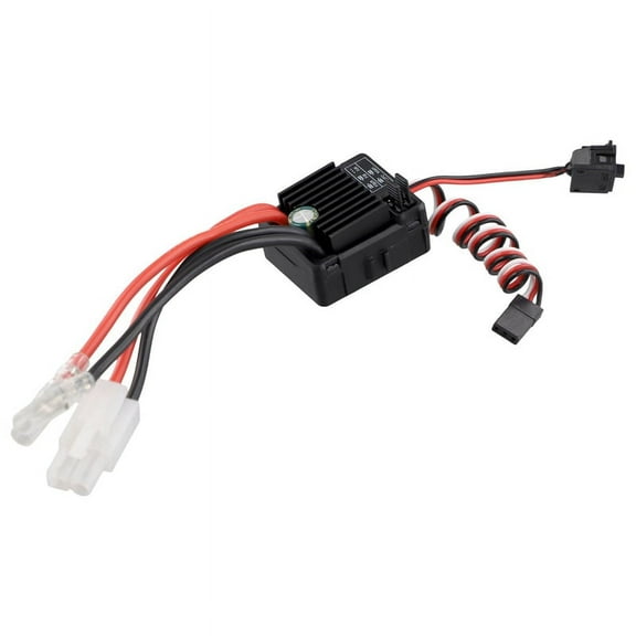 RC 1060 Brushed ESC 60A 2-3S LiPo Waterproof Electric Speed Controller for RC Car Truck Boat Axial//