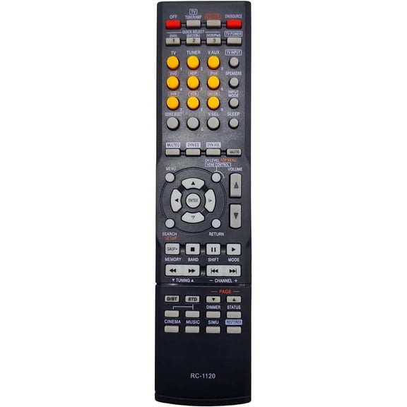 RC-1120 Replacement Remote Control for Denon AV Receiver AVR-590 AVR-1610 DHT-590BA