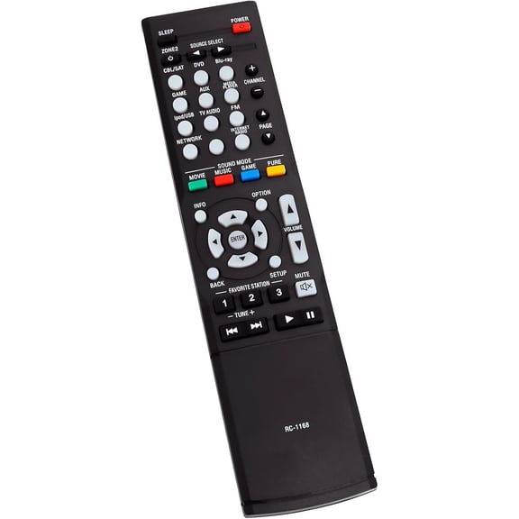 RC-1168 Remote Control Commander fit for Denon AV Receiver AVR-E300 AVR-E300P AVR-1612 AVR-1613